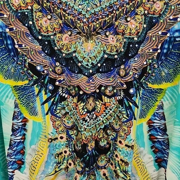 Camilla Reef Warrior Drop‎ Shoulder Playsuit Romper Size XS b75 - Picture 13 of 17